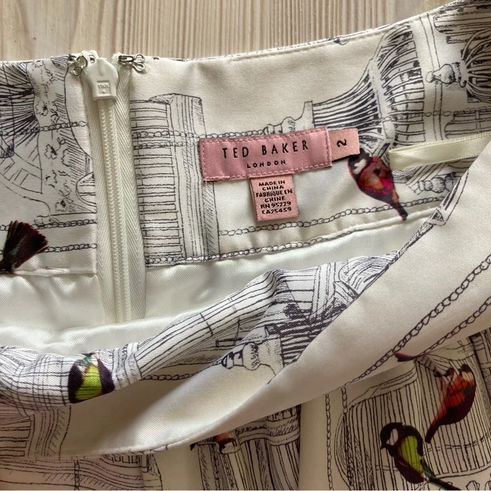 Ted Baker London Whimsical Birds Skirt - Picture 4 of 11